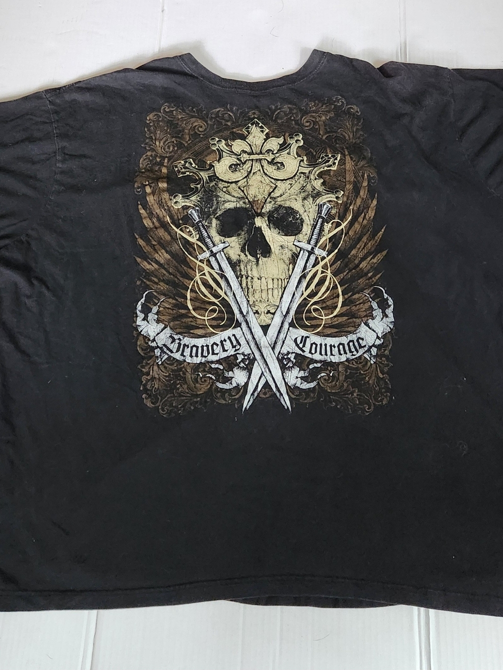 Big and Tall 6xl Black 555 Turnpike Tshirt Mens
